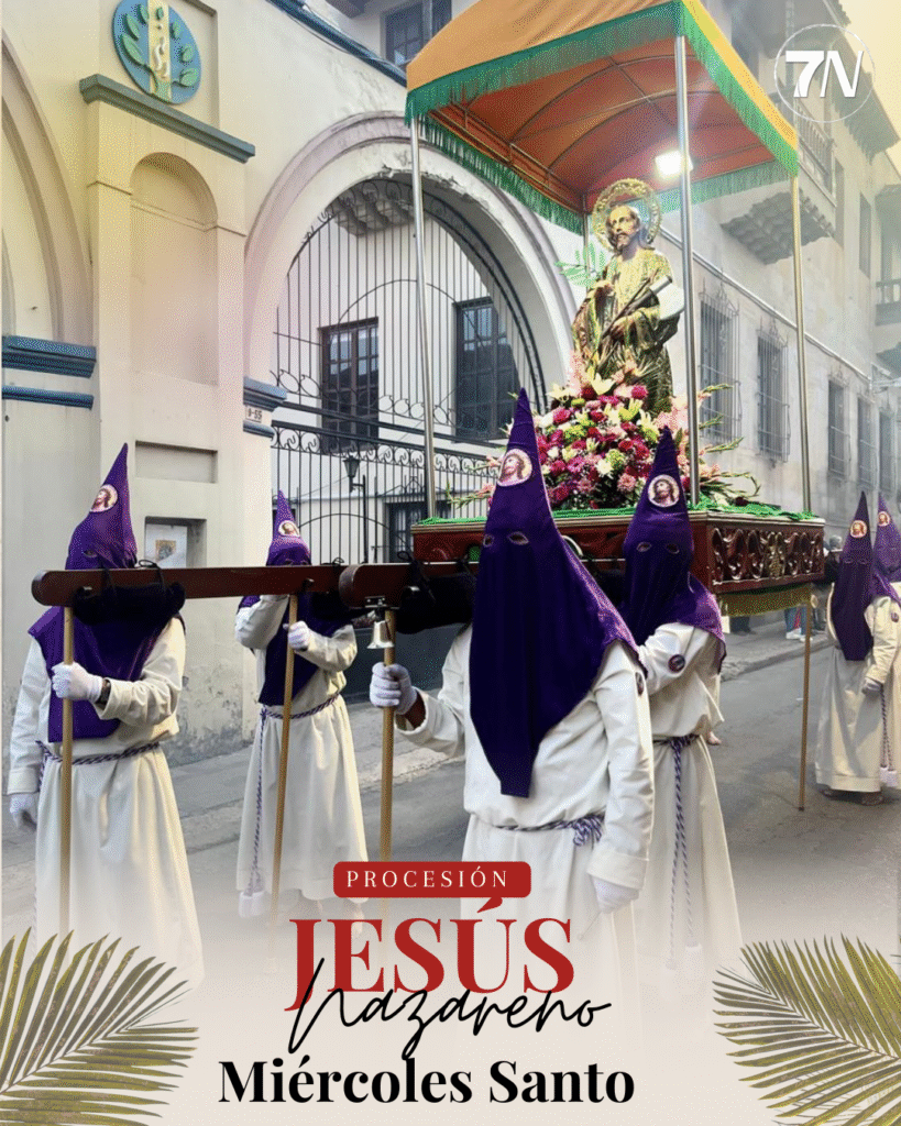 #Galería / Procesión "Jesús Nazareno en #Tunja. ✝️🙏🏻💜 #MiercolesSanto #SemanaSanta