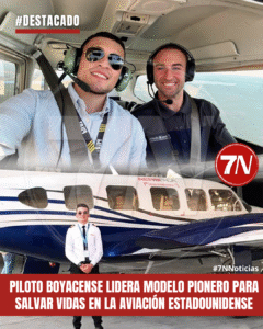 #Destacado / “Del aire a la mente” Piloto Boyacense lidera modelo pionero para salvar vidas en la aviación estadounidense.