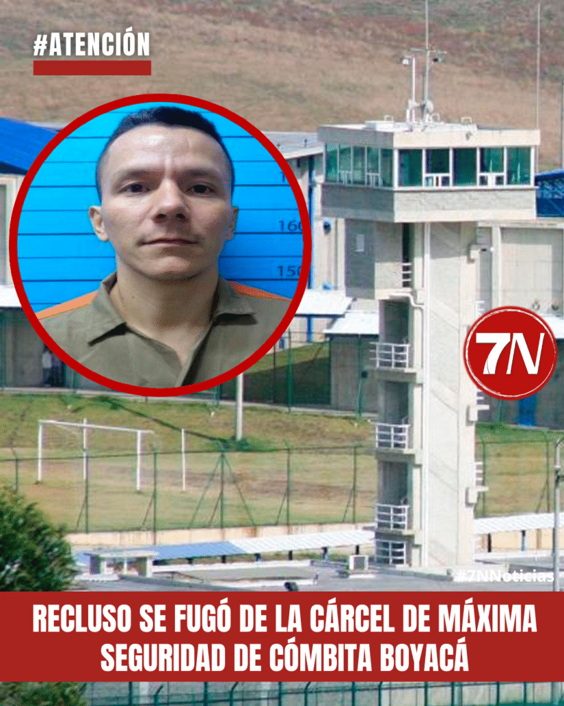 #Atención / Recluso se fugó de la cárcel de máxima seguridad de #Cómbita, #Boyacá