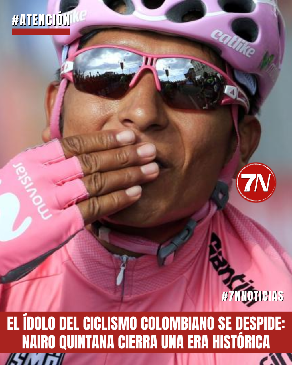 El ídolo del ciclismo colombiano se despide: Nairo Quintana cierra una era histórica.