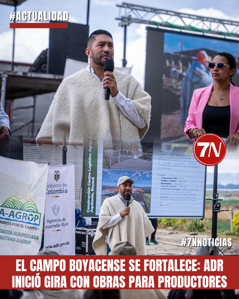#Actualidad / El campo boyacense se fortalece: ADR inicia gira con obras para productores.