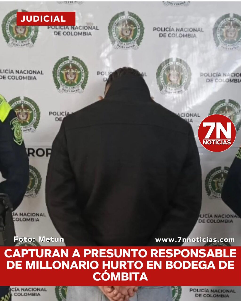 Capturado tras millonario hurto en bodega de Cómbita.