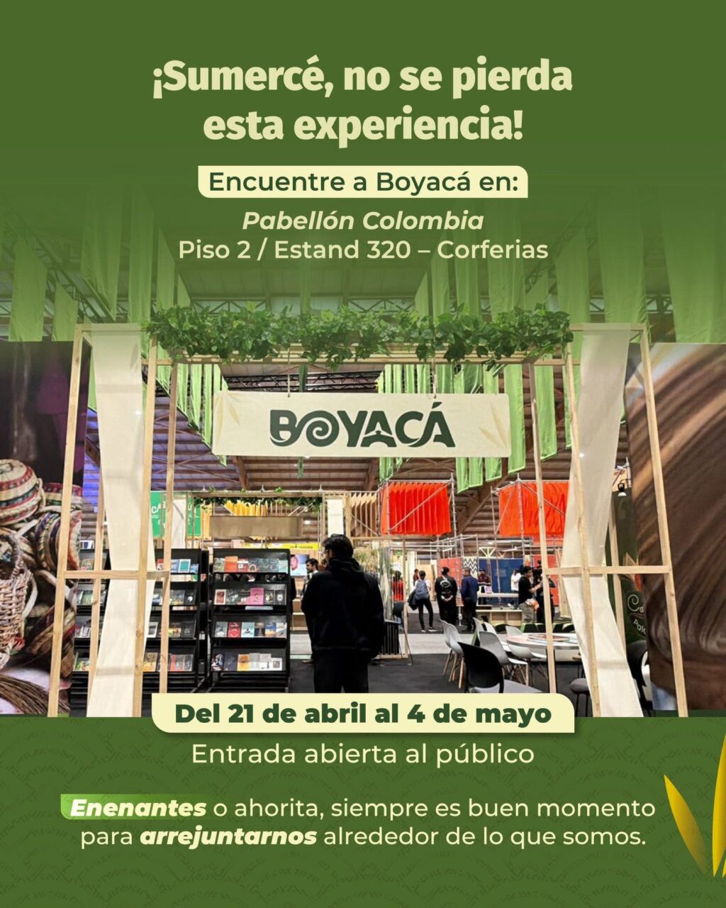 Boyacá es el departamento homenajeado en la FILBo 2026.