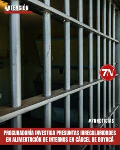 irregularidades en alimentación de internos en cárcel de #Boyacá.