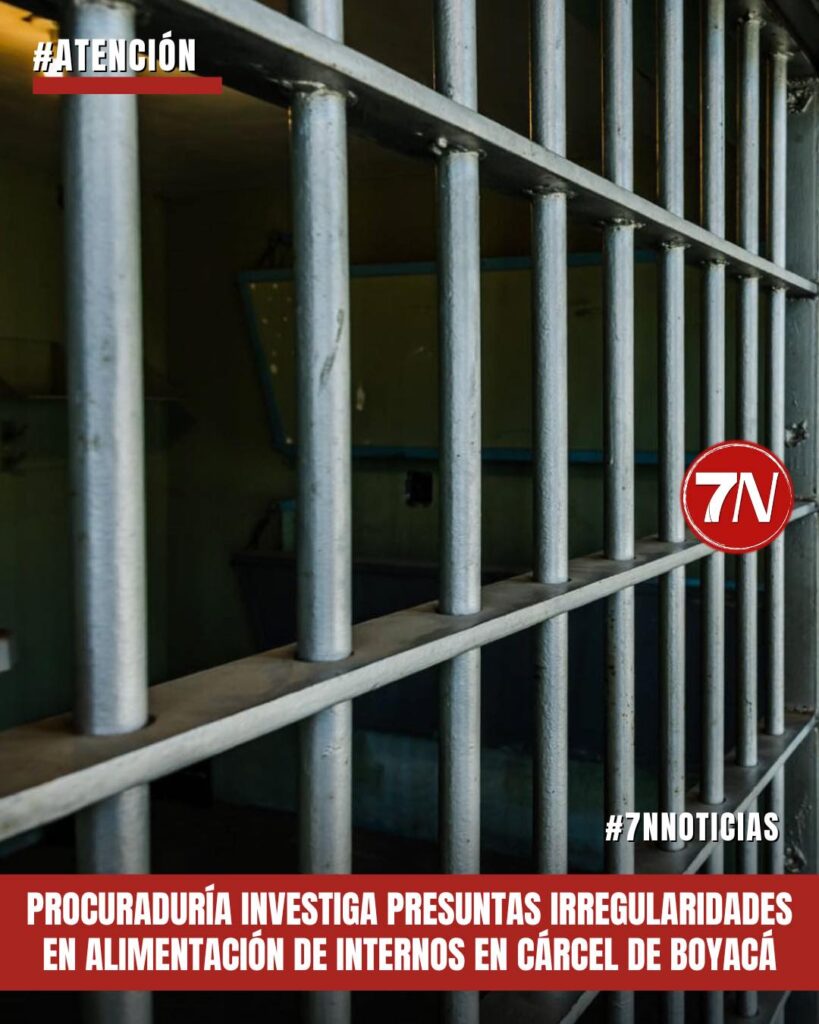 irregularidades en alimentación de internos en cárcel de #Boyacá.