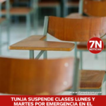 Tunja suspende clases los días lunes 20 y martes 21 de abril por emergencia en el abastecimiento de agua.