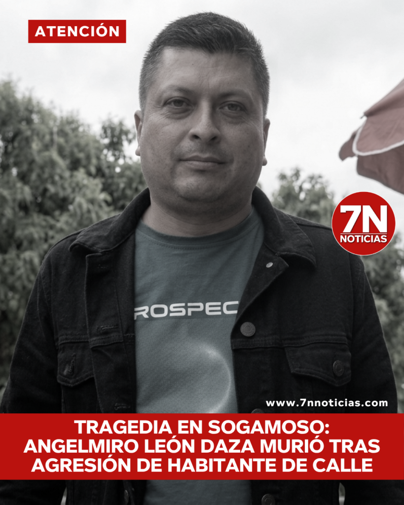 Tragedia en Sogamoso: Angelmiro León Daza murió tras agresión de habitante de calle.