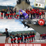Niñas y niños de Paipa logran récord mundial certificado por Official World Record.