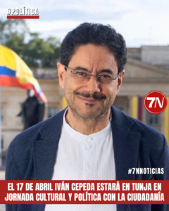 Iván Cepeda estará en Tunja