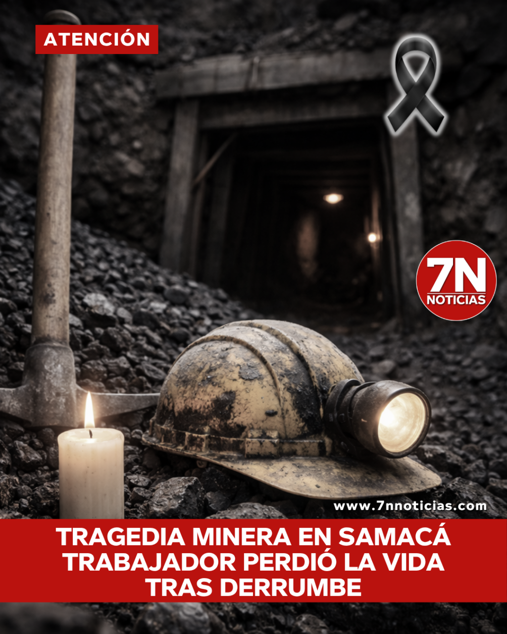 Tragedia minera en Samacá trabajador perdió la vida tras derrumbe