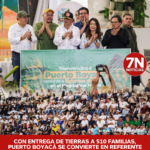 Con entrega de tierras a 510 familias, Puerto Boyacá se convierte en referente nacional de la Reforma Agraria.