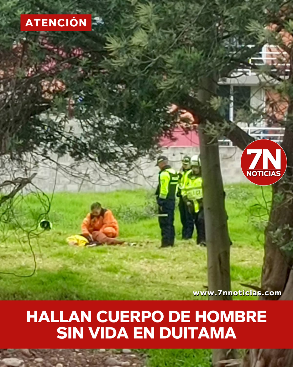 Hallan cuerpo de hombre sin vida en Duitama.