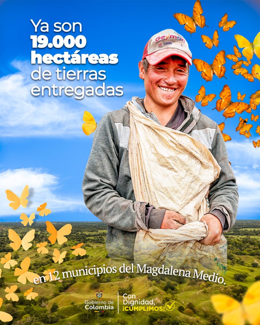 Entregan más de 5.000 hectáreas a campesinos en Puerto Boyacá.