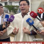 Durante su visita a Boyacá el candidato presidencial Carlos Caicedo habló de su propuesta de pagar a jóvenes por estudiar