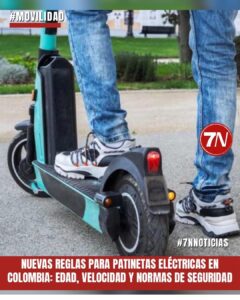 Nuevas reglas para patinetas eléctricas en Colombia: edad, velocidad y normas de seguridad.
