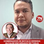 Gobernador de Boyacá, Carlos Amaya, designa alcalde encargado en Tunja tras salida de Krasnov.