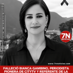Falleció Bianca Gambino, periodista pionera de CityTV y referente de la televisión informativa en Colombia