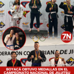 Boyacá obtuvo medallas en el Campeonato Nacional de Jiujitsu realizado en Bogotá.