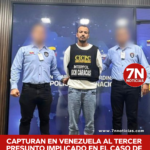 Capturan en Venezuela al tercer presunto implicado en el caso de Yulixa Tolosa.