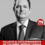 Falleció el exvicepresidente de Colombia Germán Vargas Lleras este viernes en Bogotá.